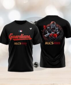 Cleveland Guardians TShirt, Cleveland Guardians Fanatics Black 2024 American League Division Series Champions Tee