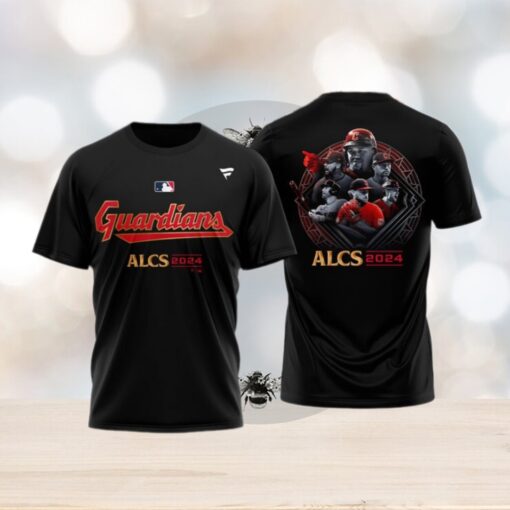 Cleveland Guardians TShirt, Cleveland Guardians Fanatics Black 2024 American League Division Series Champions Tee