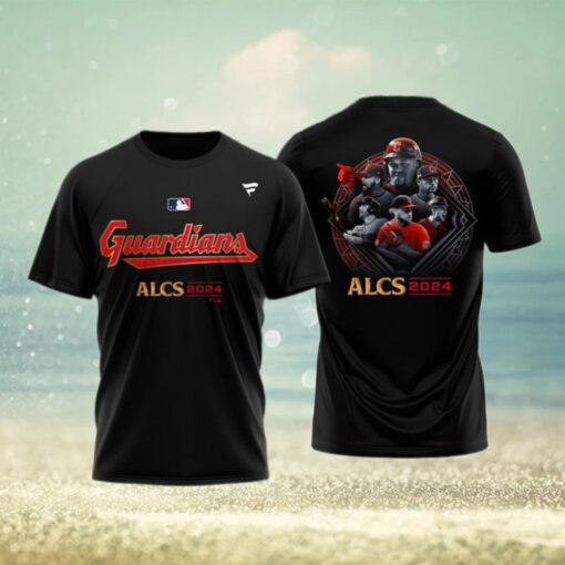 Cleveland Guardians TShirt, Cleveland Guardians Fanatics Black 2024 American League Division Series Champions Tee