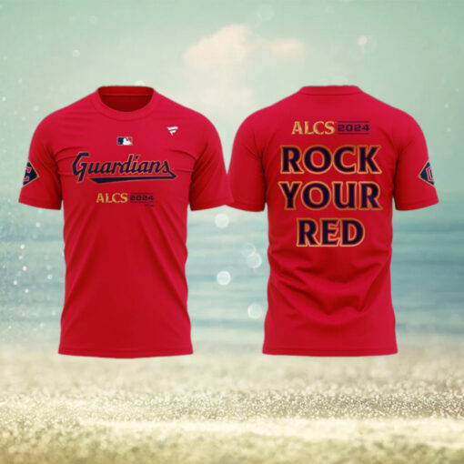 Cleveland Guardians TShirt, Limited American League Championship Series Red Tshirt 2024