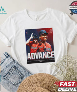 Cleveland Guardians advance to the ALCS World Series 2024 MLB Poster t shirt