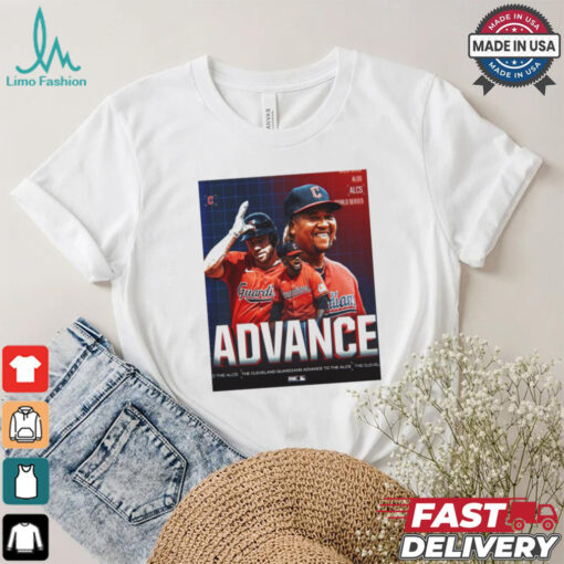 Cleveland Guardians advance to the ALCS World Series 2024 MLB Poster t shirt