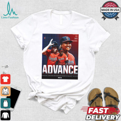 Cleveland Guardians advance to the ALCS World Series 2024 MLB Poster t shirt