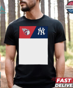 Cleveland Guardians vs New York Yankees ALCS 2024 prediction logo shirt