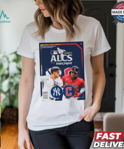 Cleveland Guardians vs. New York Yankees 2024 MLB ALCS Program Poster t shirt