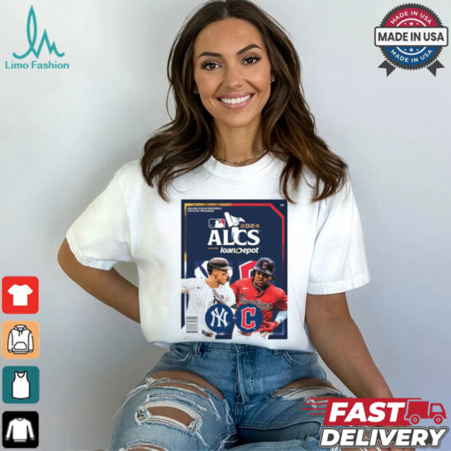Cleveland Guardians vs. New York Yankees 2024 MLB ALCS Program Poster t shirt