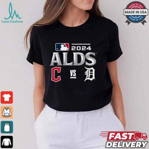 Cleveland Guardians vs. Tigers 2024 ALDS Matchup Set Logo T Shirt