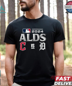 Cleveland Guardians vs. Tigers 2024 ALDS Matchup Set Logo T Shirt