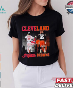 Cleveland Indians Jose Ramirez X Cleveland Browns Myles Garrett 2024 Shirt