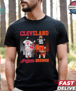 Cleveland Indians Jose Ramirez X Cleveland Browns Myles Garrett 2024 Shirt