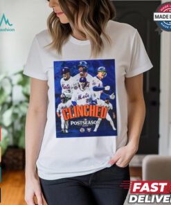 Clinched New York Mets Headed To The 2024 Playoffs Postseason MLB Poster t shirt