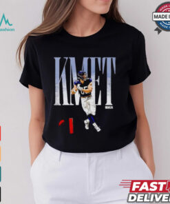 Cole Kmet Chicago batting celebration shirt