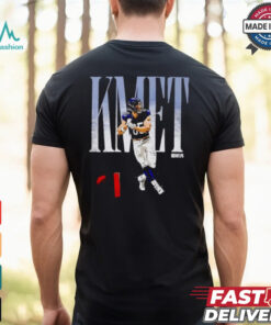 Cole Kmet Chicago batting celebration shirt