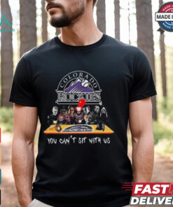 Colorado Rockies MLB Horror Movies Halloween You Can’t Sit With Us 2024 Shirt