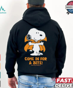Come In For A Bite Peanuts Snoopy Vampire Shirt