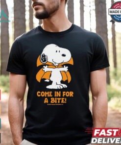 Come In For A Bite Peanuts Snoopy Vampire Shirt