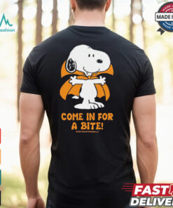Come In For A Bite Peanuts Snoopy Vampire Shirt