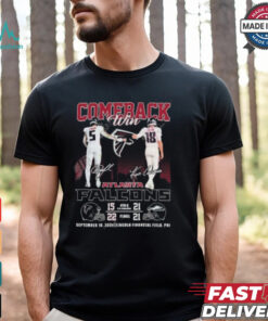 Comeback Win Atlanta Falcons September 16, 2024 Lincoln Financial Field, Phi Signatures Shirt