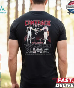 Comeback Win Atlanta Falcons September 16, 2024 Lincoln Financial Field, Phi Signatures Shirt