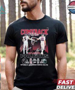 Comeback Win Atlanta Falcons September 16, 2024 Lincoln Financial Field, Phi T Shirt