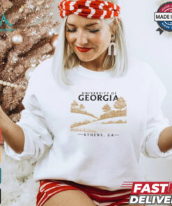 ComfortWash Cream Georgia Bulldogs Fields T Shirt