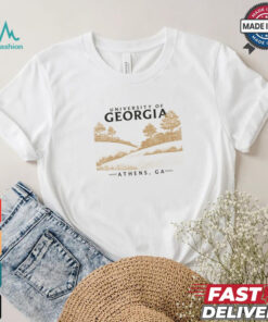 ComfortWash Cream Georgia Bulldogs Fields T Shirt