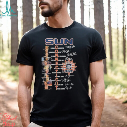 Connecticut Suns Basketball Players Signatures Shirt