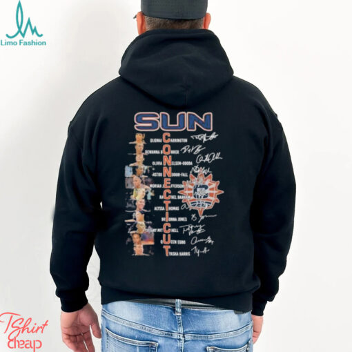 Connecticut Suns Basketball Players Signatures Shirt