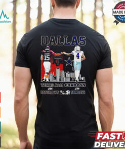 Conner Weigman Texas A&M Aggies on Saturdays and Dak Prescott Dallas Cowboys on Sundays Dallas city shirt
