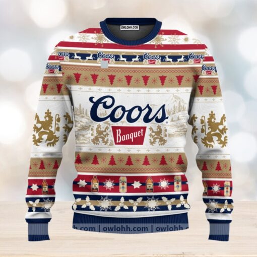 Coors Banquet Merry Christmas Ugly Christmas Sweaters