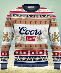 Coors Banquet Merry Christmas Ugly Christmas Sweaters