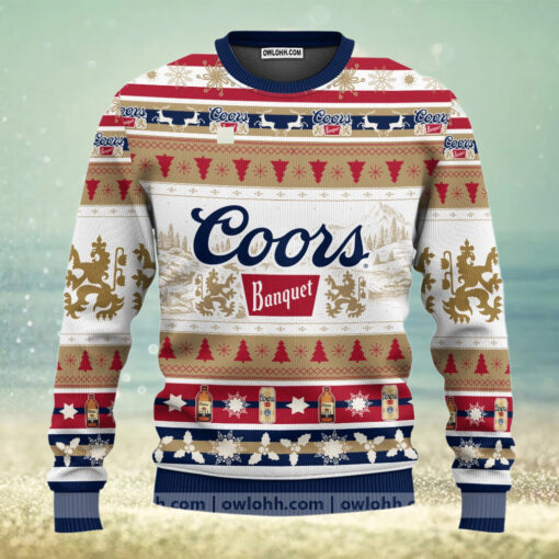 Coors Banquet Merry Christmas Ugly Christmas Sweaters