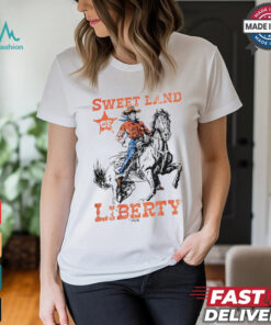 Cowboy sweet land of liberty shirt