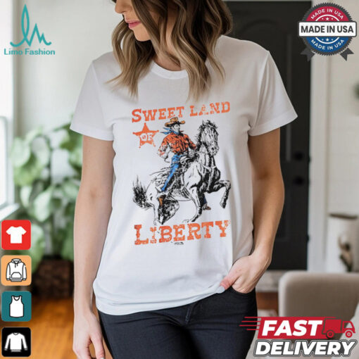 Cowboy sweet land of liberty shirt