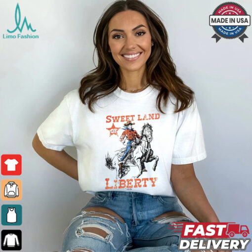 Cowboy sweet land of liberty shirt