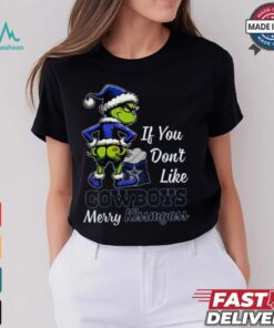 Cowboys If You Don’t Like Them Merry Kiss My Ass Christmas Shirt
