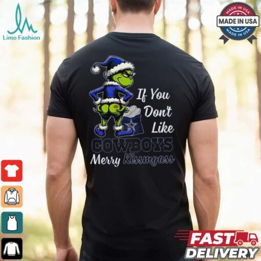 Cowboys If You Don’t Like Them Merry Kiss My Ass Christmas Shirt