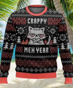 Crappy Meh Year Ugly Christmas Sweater