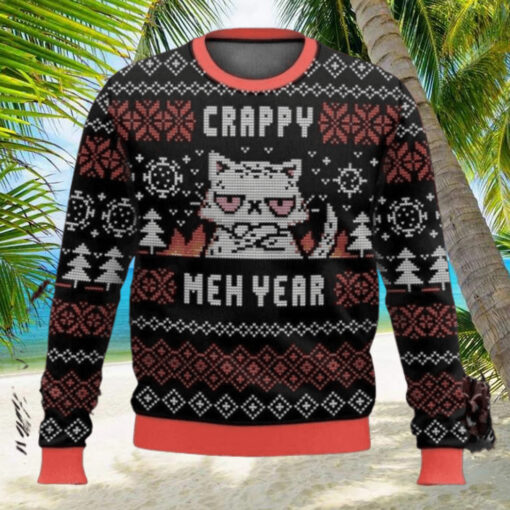 Crappy Meh Year Ugly Christmas Sweater