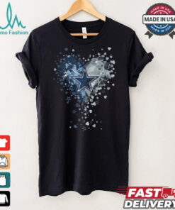 Dallas Cowboys Crystal Heart Shirt