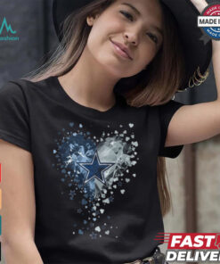 Dallas Cowboys Crystal Heart Shirt