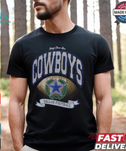 Dallas Cowboys Stoney Clover Lane x '47 Black Glitter Rocker Retro Tubular T Shirt