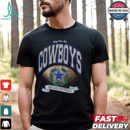 Dallas Cowboys Stoney Clover Lane x ’47 Black Glitter Rocker Retro Tubular T Shirt