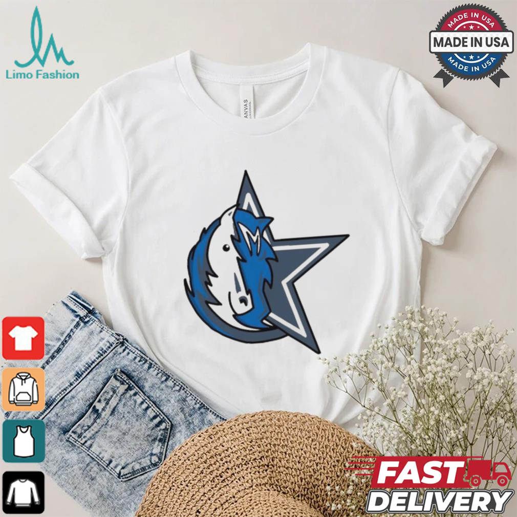 Dallas Cowboys X Dallas Mavericks NFL x NBA T Shirts Dallas Cowboys X Dallas Mavericks NFL x NBA T Shirts