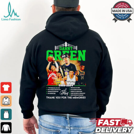 Danny Green 2009 2024 thank you for the memories signature shirt