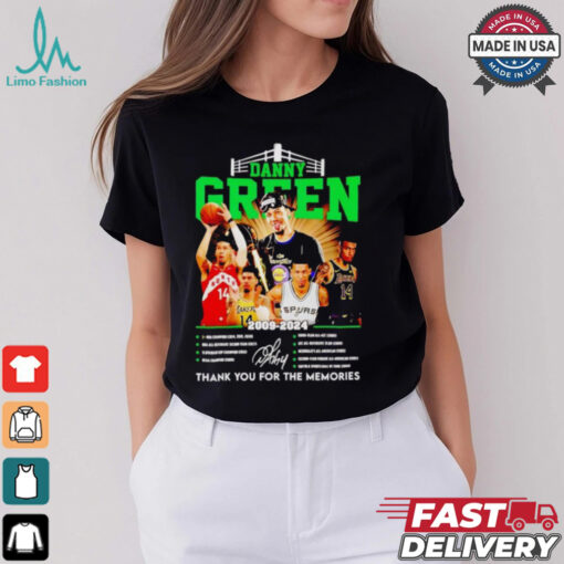 Danny Green 2009 2024 thank you for the memories signature shirt