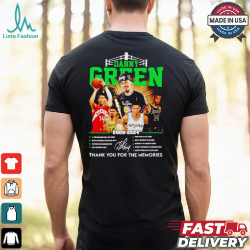 Danny Green 2009 2024 thank you for the memories signature shirt