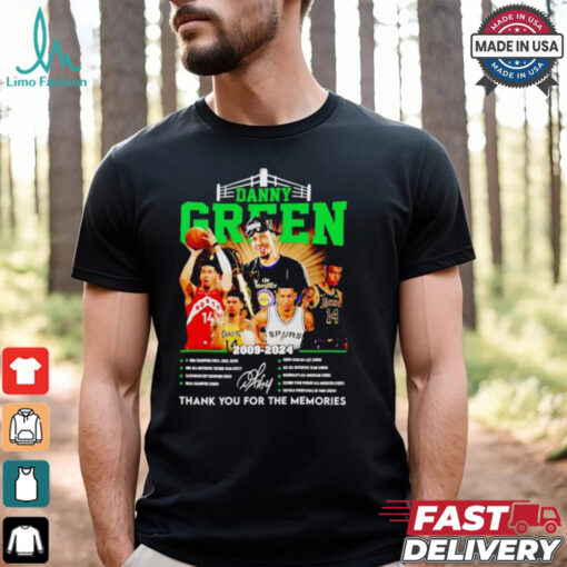 Danny Green 2009 2024 thank you for the memories signature shirt