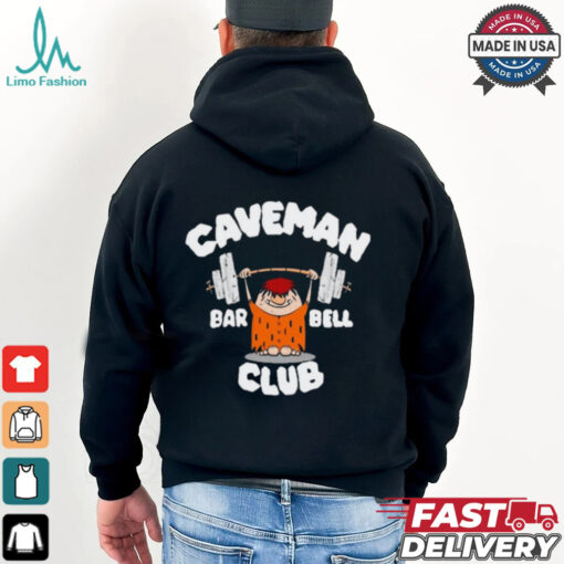 David Montgomery Caveman Club Bar Bell Painting t shirt