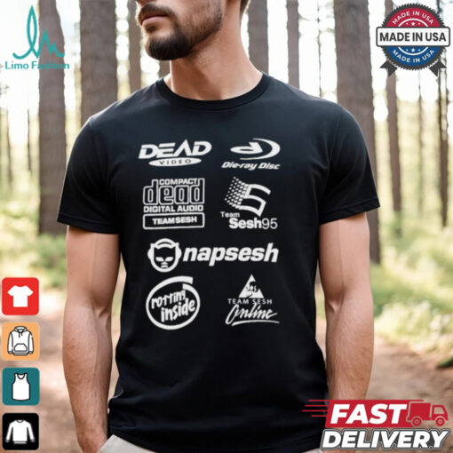 Dead Video Die Ray Disc Team Sesh 95 Shirt
